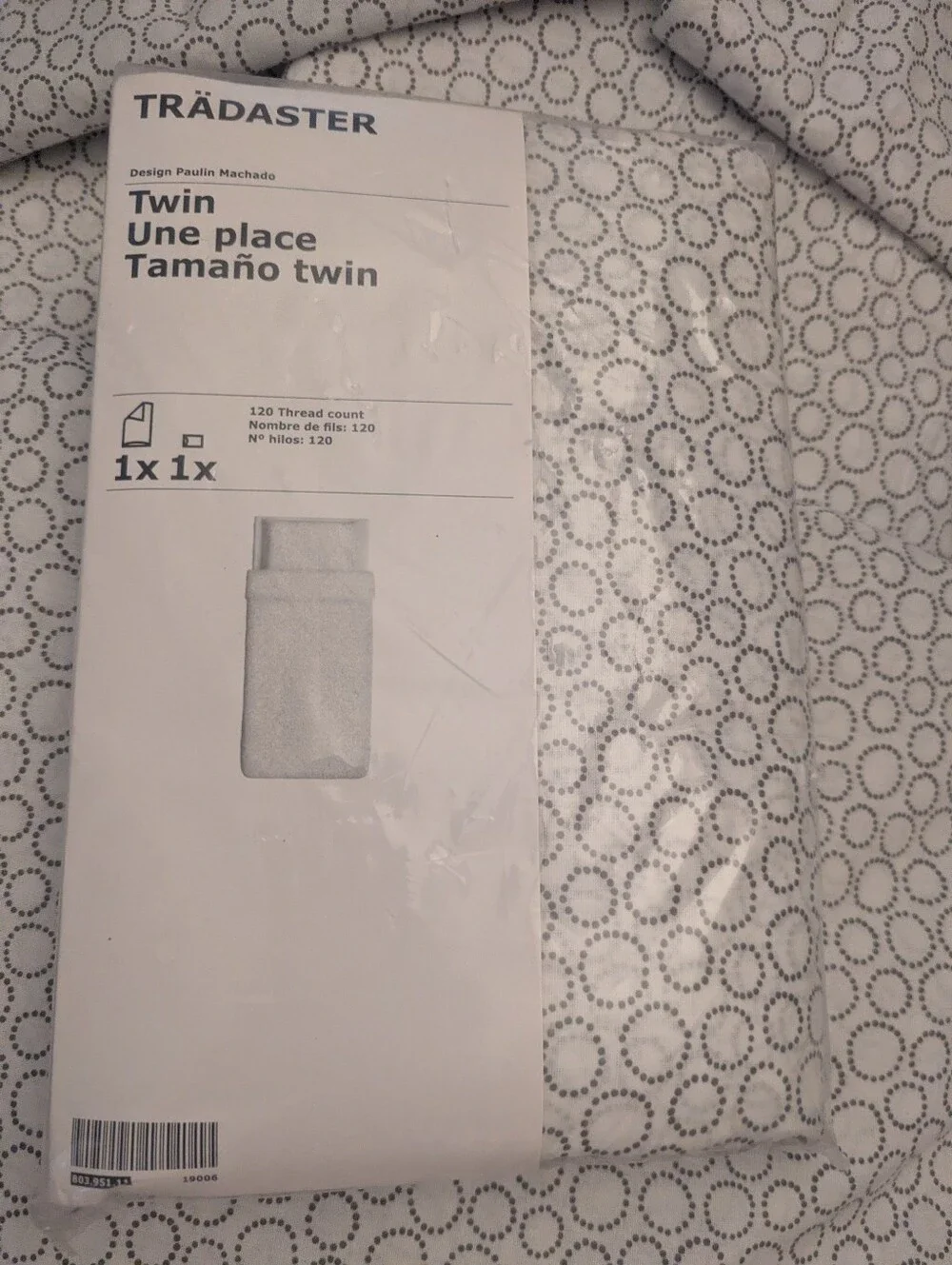 Retired Ikea TRÄDASTER Twin Sheet Set